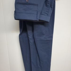 Navy blue with white dots dress pants